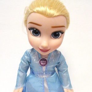 Disney Frozen Elsa Singing Doll -14" Pre-Owned